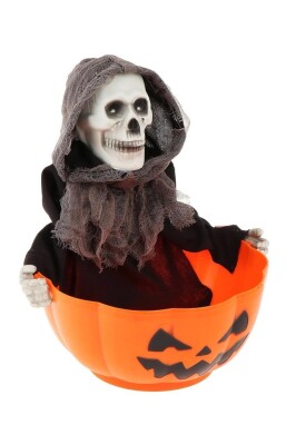 Beysüs Halloween İskelet Şeker Kovası Hareket Sensörlü Sesli - 2