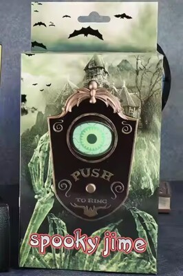 Beysüs Halloween Kapı Zili Ding Dong Siyah - 3