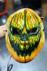 Beysüs Halloween Maske Bal Kabağı Kendinden Işıklı Sarı Yeşil - 3
