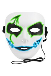 Beysüs Halloween Maske Işıklı Özel Seri Mavi Yeşil - 5