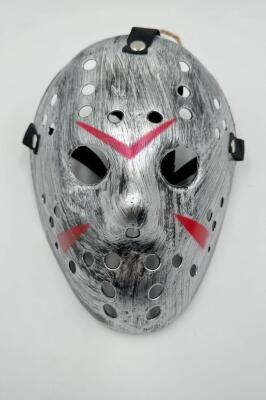 Beysüs Halloween Maske Jason Gümüş - 1