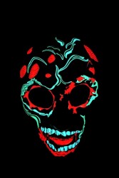 Beysüs Halloween Maske Kendinden Işıklı Zombi Yeşil - 2