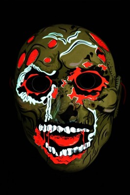 Beysüs Halloween Maske Kendinden Işıklı Zombi Yeşil - 7