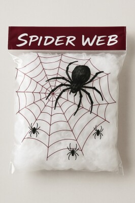 Beysüs Halloween Örümcek Ve Ağ Seti Beyaz - 8