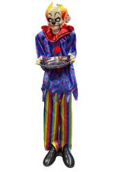Beysüs Halloween Palyaço Hareket Sensörlü Sesli Mor 120 cm - Beysüs