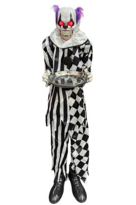 Beysüs Halloween Palyaço Hareket Sensörlü Sesli Siyah Beyaz 120 cm - 1