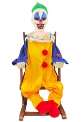 Beysüs Halloween Palyaço Sallanan Sandalyeli Hareket Sensörlü Sesli - Beysüs