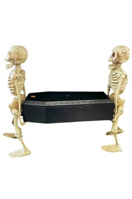 Beysüs Halloween Tabut Taşıyan 2 li İskelet Hareketli Sesli - 3