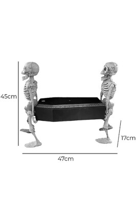 Beysüs Halloween Tabut Taşıyan 2 li İskelet Hareketli Sesli - 8