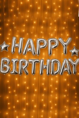 Beysüs Happy Birthday Folyo Balon Gümüş - 3