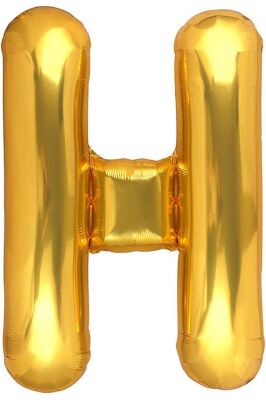 Beysüs Harf Folyo Balon Gold H Harf 40 İnç - 1