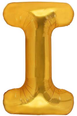 Beysüs Harf Folyo Balon Gold I Harf 40 İnç - 1