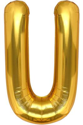 Beysüs Harf Folyo Balon Gold U Harf 40 İnç - 1