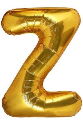 Beysüs Harf Folyo Balon Gold Z Harf 40 İnç - 1