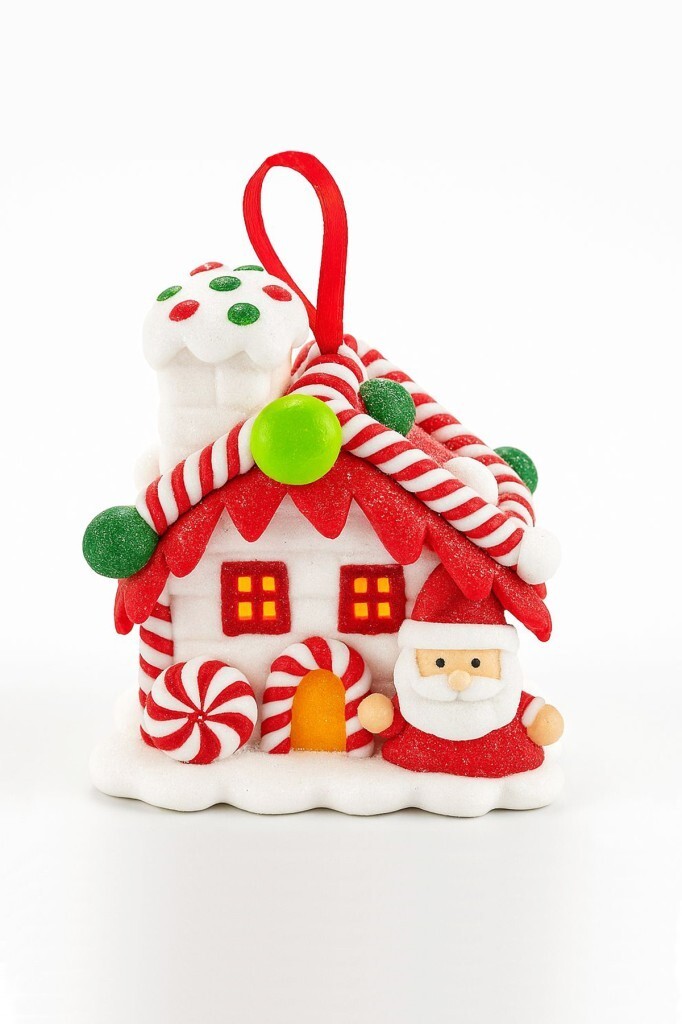 Beysüs Işıklı Yılbaşı Süsü Dekor Noel Baba Figürlü Şeker Ever Ev - 2