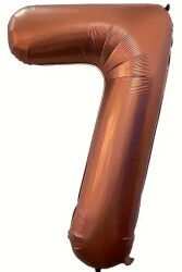 Beysüs Kahverengi 7 Rakam Folyo Balon 100 cm - Beysüs