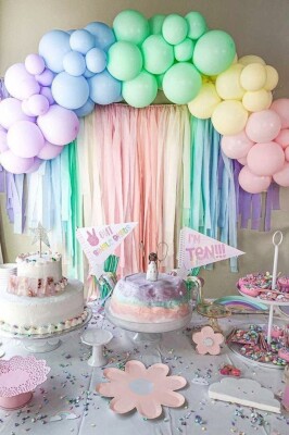 BeySüS Karışık Makaron Balon 20 adet 12inç - 4