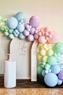 BeySüS Karışık Makaron Balon 20 adet 12inç - 5