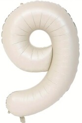 Beysüs Krem Rengi 9 Rakam Folyo Balon 80 cm - Beysüs