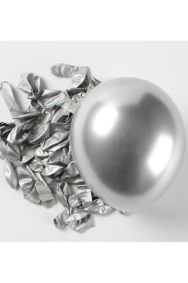 Beysüs Krom Balon Gümüş 12 İnç 5 li - 1