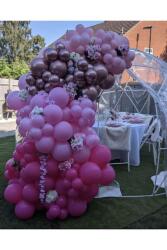 Beysüs Krom Pembe Makaron Pembe Ve Fuşya Balon Zinciri 100 Adet - Beysüs