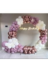 Beysüs Krom Pembe Toz Pembe Ve Beyaz Balon Zinciri 100 Adet - Beysüs