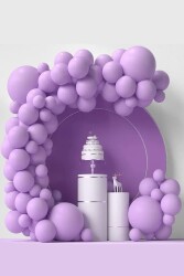 Beysüs Lila Makaron Balon 20 adet 12inç - Beysüs