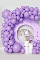 Beysüs Lila Makaron Balon 20 adet 12inç - 4