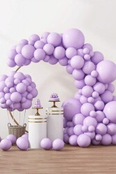 Beysüs Lila Makaron Balon 20 adet 12inç - 5