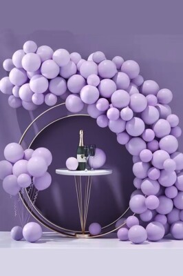 Beysüs Lila Makaron Balon 20 adet 12inç - 8