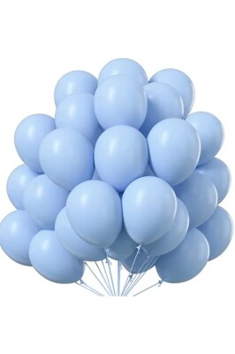 Beysüs Mavi Makaron Balon 20 adet 12inç - 2