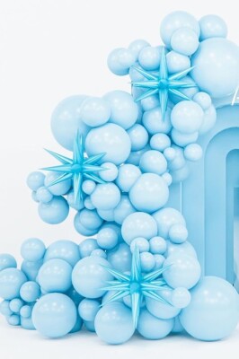 Beysüs Mavi Makaron Balon 20 adet 12inç - 7