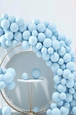 Beysüs Mavi Makaron Balon 20 adet 12inç - 8