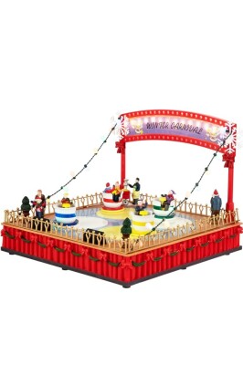 Beysüs Özel Koleksiyon Hareketli Yılbaşı Eğlence Parkı Dekoru - 2