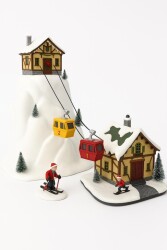 Beysüs Özel Koleksiyon Yılbaşı Işıklı ve Hareketli Teleferik - Beysüs