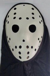 Beysüs Parti Maskesi Beyaz Jason Tüllü Maske - Beysüs