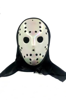 Beysüs Parti Maskesi Beyaz Jason Tüllü Maske - 4