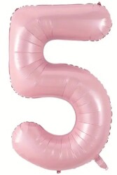 Beysüs Pembe 5 Rakam Folyo Balon 80 cm - Beysüs