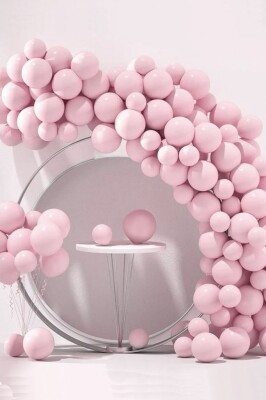 Beysüs Pembe Makaron Balon 20 adet 12inç - 4