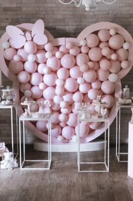 Beysüs Pembe Makaron Balon 20 adet 12inç - 8