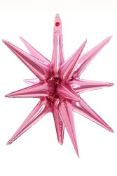 Beysüs Pembe Starburst Kutup Yıldızı Folyo Balon - Beysüs
