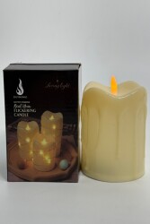 Beysüs Pilli Led Mum Kalın 12 cm - 3