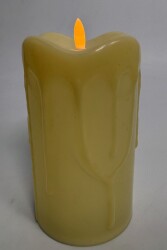 Beysüs Pilli Led Mum Kalın 15 cm - 2