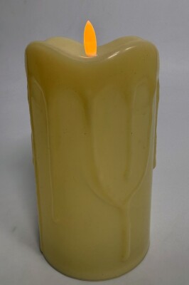 Beysüs Pilli Led Mum Kalın 15 cm - 2