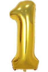Beysüs Rakam Folyo Balon Gold 1 Rakam 40 İnç - Beysüs