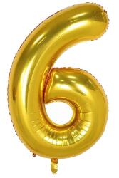 Beysüs Rakam Folyo Balon Gold 6 Rakam 40 İnç - Beysüs