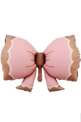 Beysüs Retro Fiyonk Folyo Balon Pembe - Beysüs