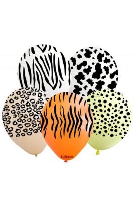 Beysüs Safari Desenli Renkli Baskılı Balon 10 lu - 1