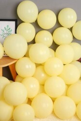 Beysüs Sarı Makaron Balon 20 adet 12inç - 4