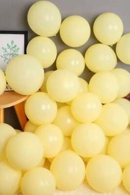 Beysüs Sarı Makaron Balon 20 adet 12inç - 4
